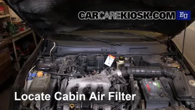 1996 Fiat Bravo SX 1.4L 4 Cyl. Air Filter (Cabin) Replace